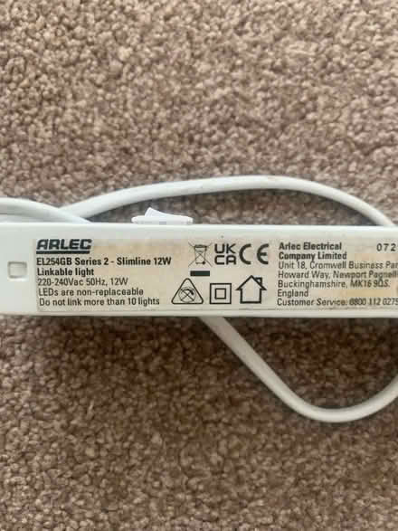Photo of free Under Cupboard plug in strip light (Seaside BN23) #2