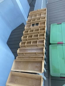 Photo of free Roll up craft storage #2