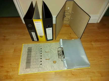 Photo of free A4 Plastic multi-punched pockets, for filing, display etc. (Littleover DE23) #1