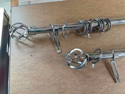 Photo of free 2 adjustable curtain poles (Misterton DN10) #2