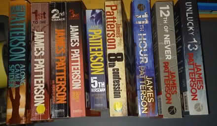 Photo of free James Patterson books (CT14) #1