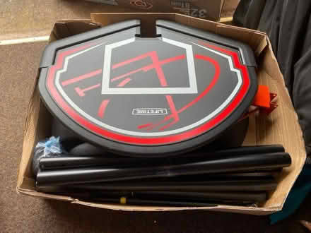 Photo of free basketball hoop/stand in box (Kentisbeare Cullompton) #1