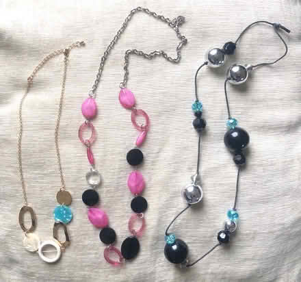 Photo of free 3 costume jewellery necklaces. (Great Harwood BB6) #1