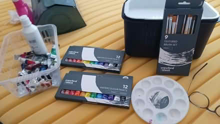 Photo of free Water colour paints and storage (CH5) #1