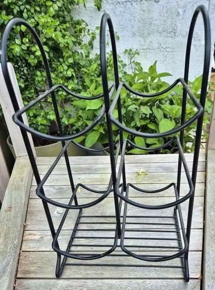 Photo of free Black Metal Wine Rack (Upper Radley OX14) #1