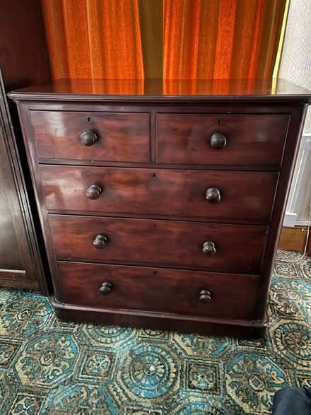 Photo of free Two Solid Vintage Chests Of Drawers (DA11) #1