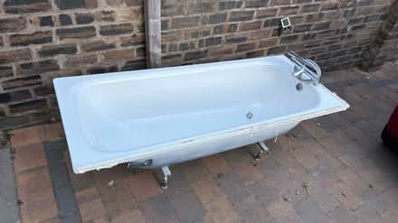 Photo of free Enamelled steel bath and mixer taps (Corstorphine, EH12) #2