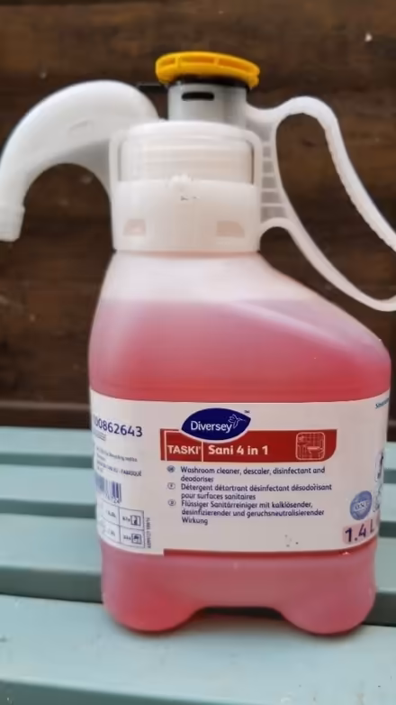 Photo of free Sani 4 in 1 cleaner, descalet, disinfectant, deodorizer (Binfield RG42) #1