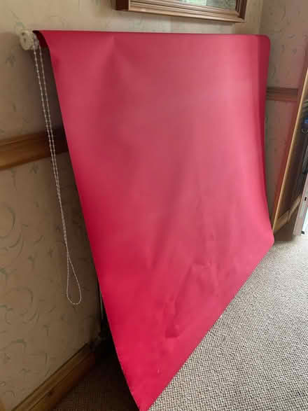 Photo of free Red window roller blind (Northaw EN6) #1