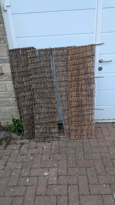 Photo of free Small wicker edging fence sections (Yatton Keynell SN14) #1