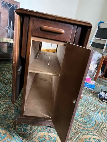Photo of free Solid Drop Leaf Table & 4 Chairs (DA11) #4