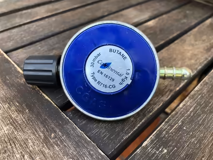 Photo of free Butane 30 mbar Inlet connection (Regulator) New boxed. (Wymondham NR18) #1