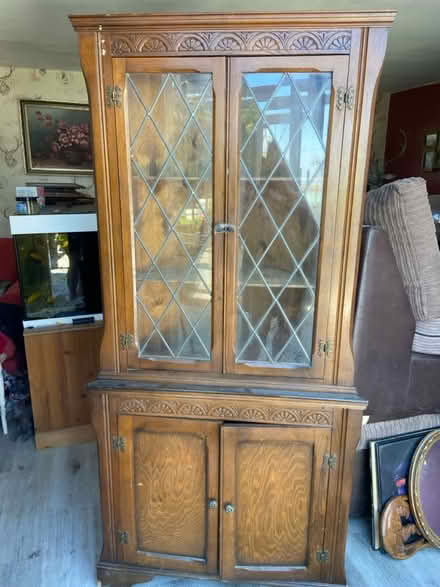 Photo of free Wooden display cabinet approx (Manea PE15) #1