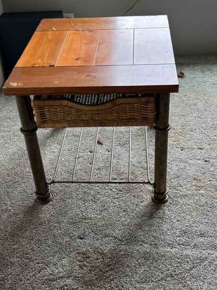 Photo of free Sturdy end table (Camas) #3
