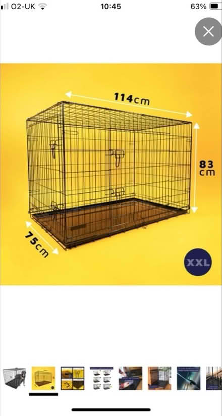 Photo of free Large dog crate (UB4 hayes) #1