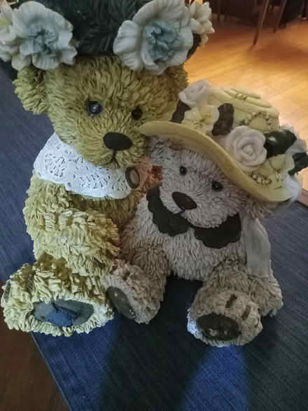 Photo of free Mama bear and cub resin garden deco (Near the experimental farm) #1