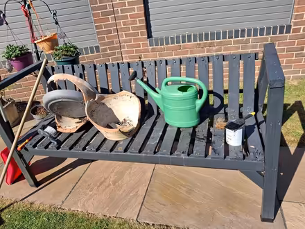 Photo of free Wood garden bench (Waterthorpe) #3