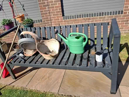 Photo of free Wood garden bench (Waterthorpe) #3