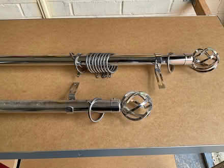 Photo of free 2 adjustable curtain poles (Misterton DN10) #3