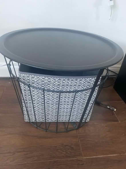 Photo of free Side table/storage unit - metal (Grays RM17) #1