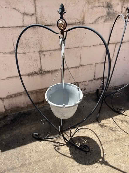 Photo of free Two stands for hanging pots (Upper Roxborough) #2