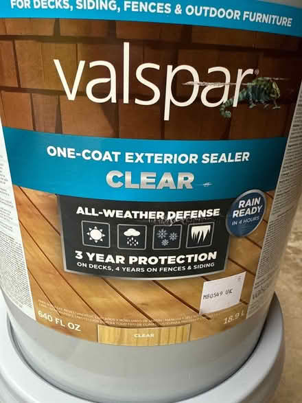 Photo of free Deck Sealer/Stain Transparent Cedar (New Market, Md Lake Linganore) #3