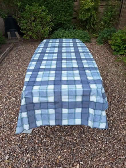 Photo of free Green plastic table. (Brocton ST17) #2