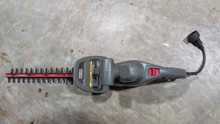 Photo of free Task Force 18" corded hedge trimmer (Chesapeake Beach) #1
