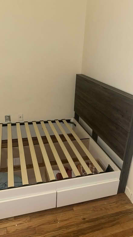 Photo of free Double Bed w Drawers (East Village) #3