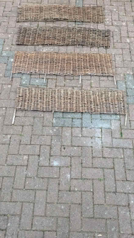 Photo of free Small wicker edging fence sections (Yatton Keynell SN14) #2