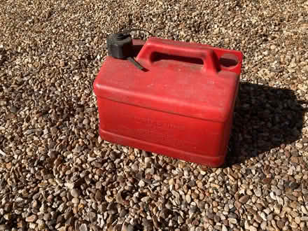 Photo of free Plastic petrol can (Stoke Holy Cross NR14) #1