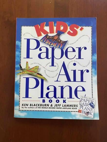 Photo of free Paper airplane book (Nr Fresh Pond & Mt Auburn Cem.) #1