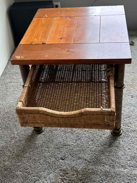 Photo of free Sturdy end table (Camas) #2