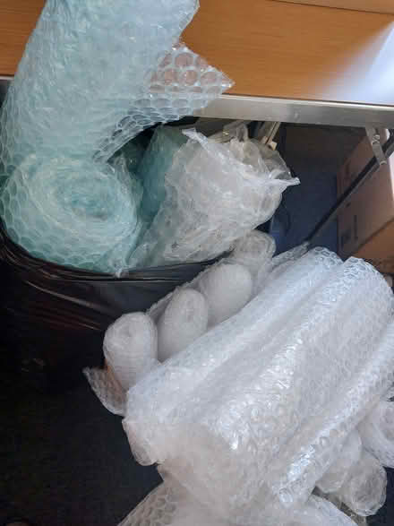 Photo of free Bubble wrap + cardboard boxes (Hale Village L24.) #1