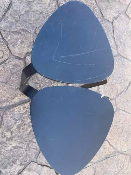 Photo of free 2 x black ikea stools (Attenborough NG9) #2
