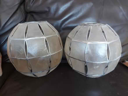 Photo of free 2 x shell lampshades (Frimley) #1