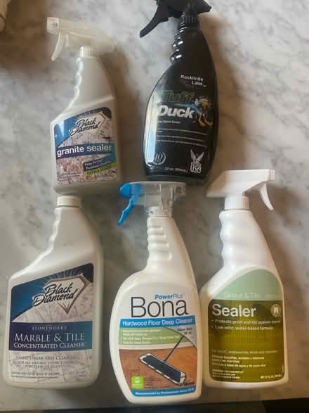 Photo of free Assorted tile cleaners & sealants (Harlem) #1