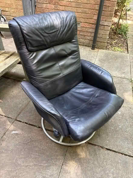 Photo of free Leather swivel chair (Danbury) #1