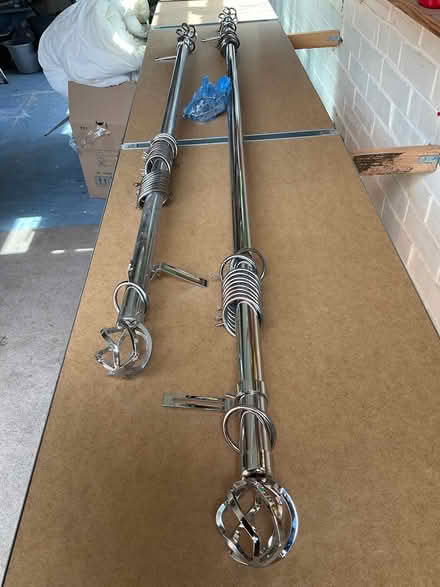 Photo of free 2 adjustable curtain poles (Misterton DN10) #1