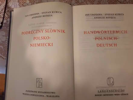 Photo of free Polish-German & reverse dictionary (near Britannia Plaza) #2