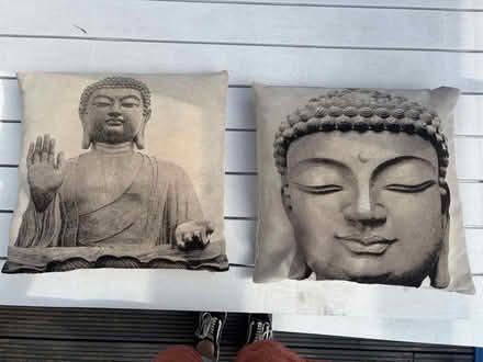 Photo of free 2 Buddha cushions (Warrington WA4) #1