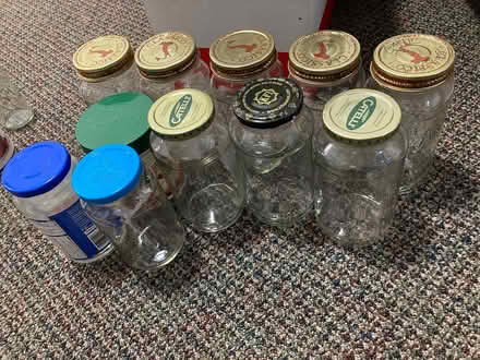 Photo of free Glass bottles with lids (Derry and Tenth Line) #1
