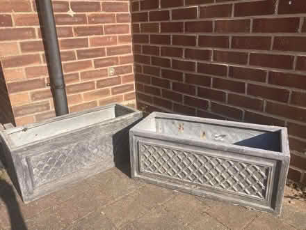 Photo of free Large planters (Brickhill MK41) #1