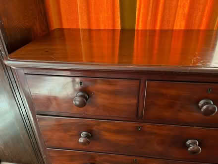 Photo of free Two Solid Vintage Chests Of Drawers (DA11) #2