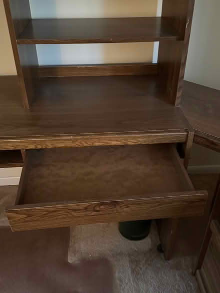 Photo of free Large corner desk with storage (19711) #4