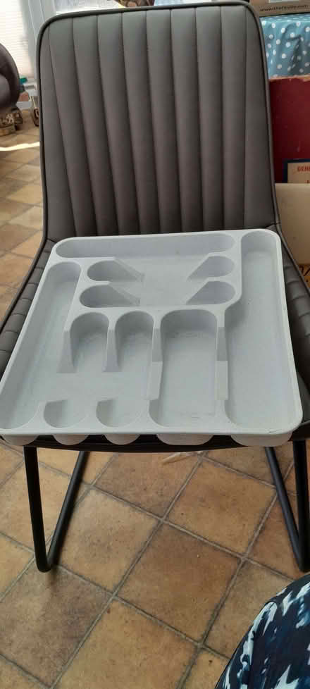 Photo of free Light grey plastic cutlery tray (Whitegrove RG42) #1
