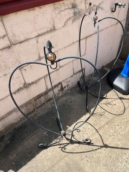 Photo of free Two stands for hanging pots (Upper Roxborough) #1