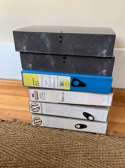 Photo of free 6 box files (Bisley Road GL5) #1