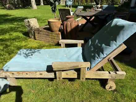 Photo of free 3 lawnchaises w. Cushions, 1 chair (Southampton, NY) #1