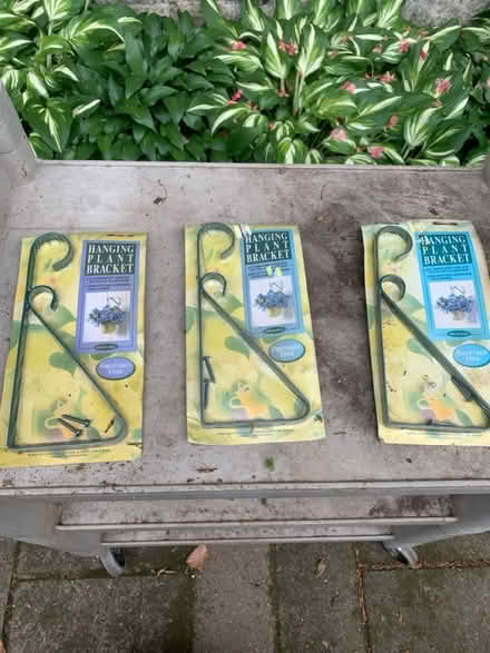 Photo of free Plant pots & plant hanging brackets (Arlington Mill Community Cntr) #2